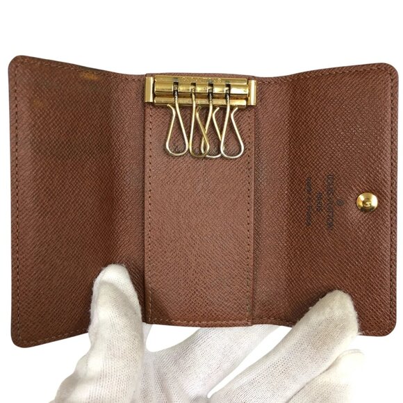 Authentic Louis Auth LoVuitton Multicles 4 Key Case Monogram jp60-120225 - Picture 7 of 16